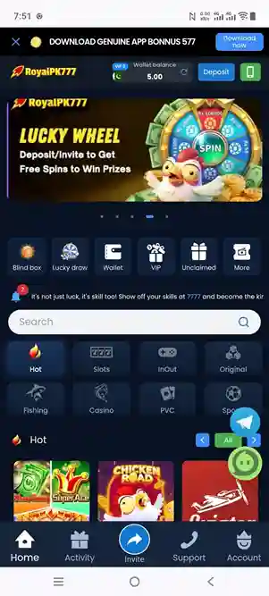 RoyalPK 777 Game - Games - Royalpk777game.com.pk